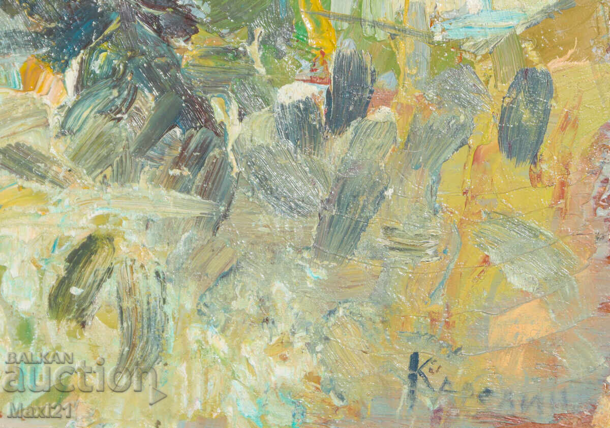 Tablou peisaj de viață, ulei - 6