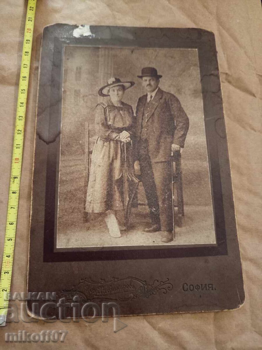 Photograph cardboard photography Tsotcho Fakirov Sofia