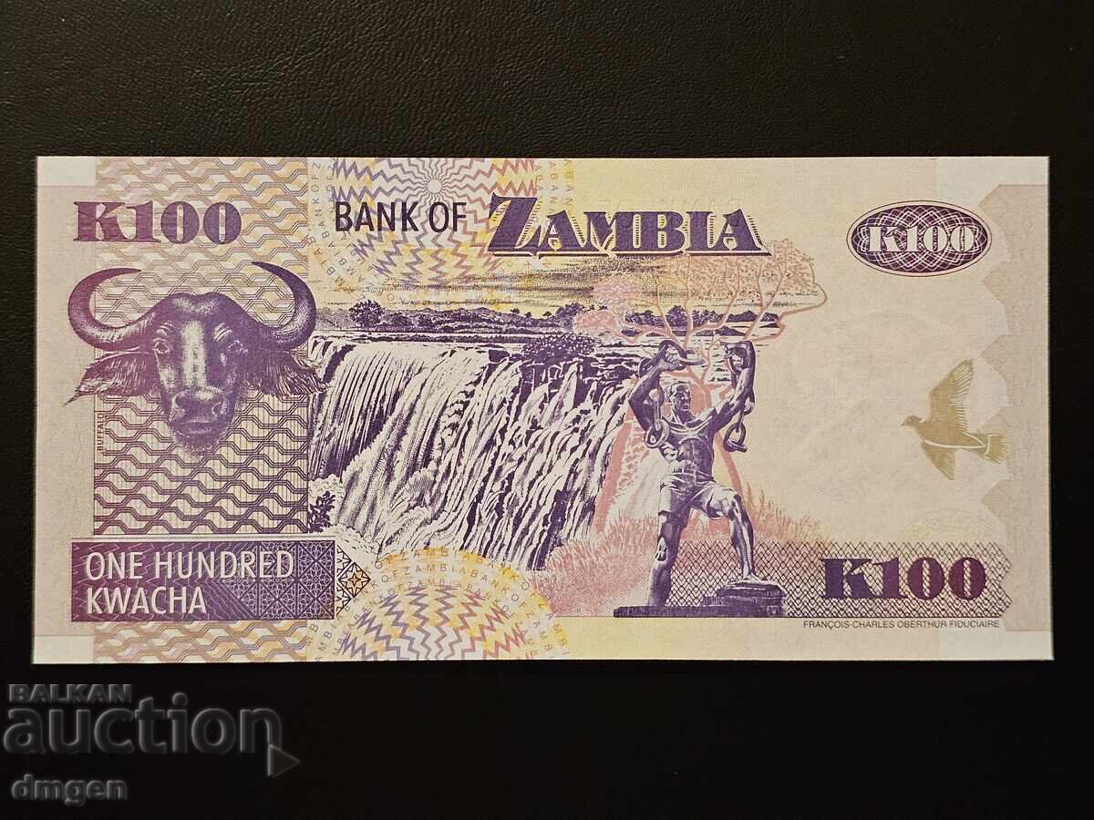 100 κβάτσα 2006 Ζάμπια UNC με τιμή 3.00 BGN | € 1.53
