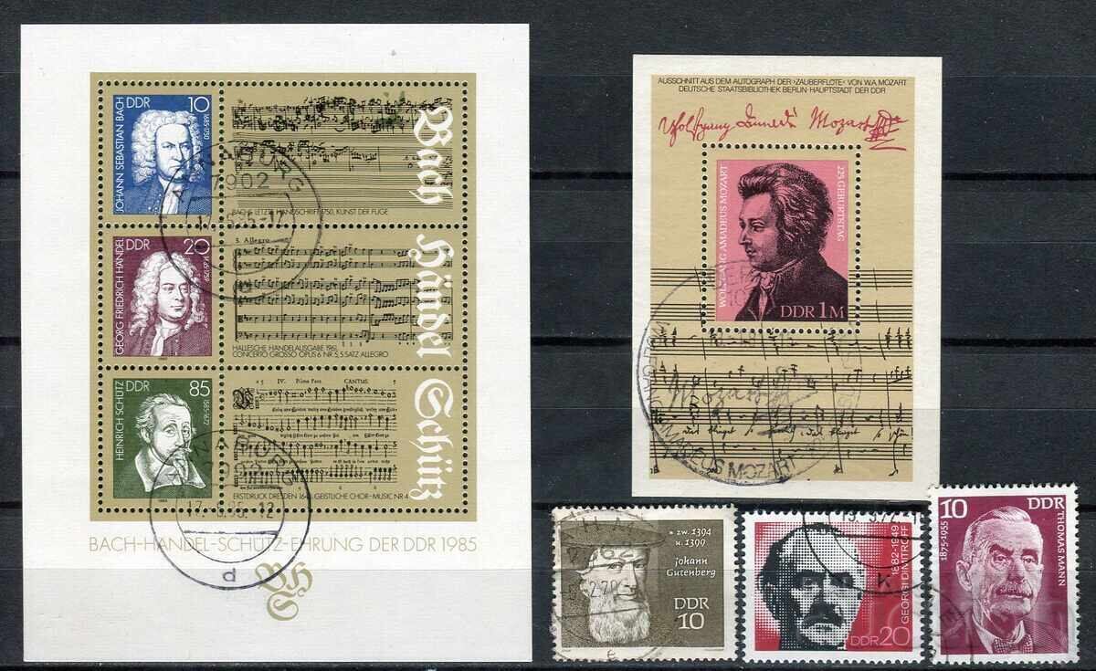 ГДР CTO/Used - Известни личности с цена 1.70 лв. | € 0.87