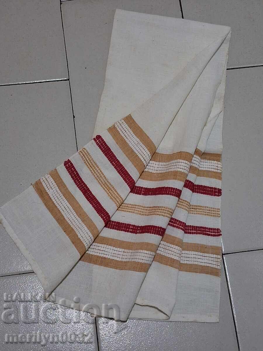 Old hand woven cloth kenar embroidery
