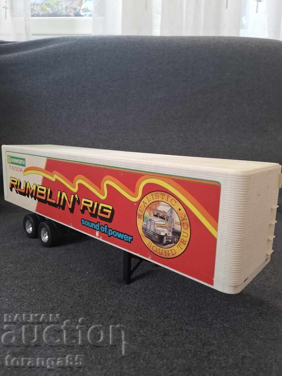 Large Plastic Trailer New Bright 1986 VTG Rumblin' Rig with price 20.00 BGN | € 10.23