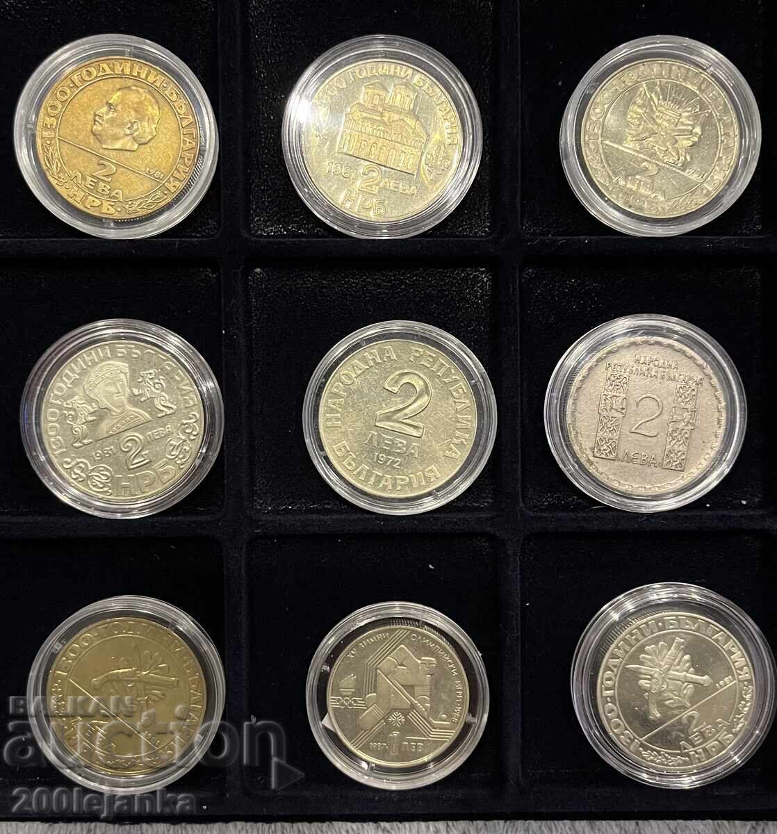 9 τεμάχια επετειακά νομίσματα 9 τεμάχια επετειακά νομίσματα