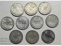 10 bucăți 50 stotinki 1913