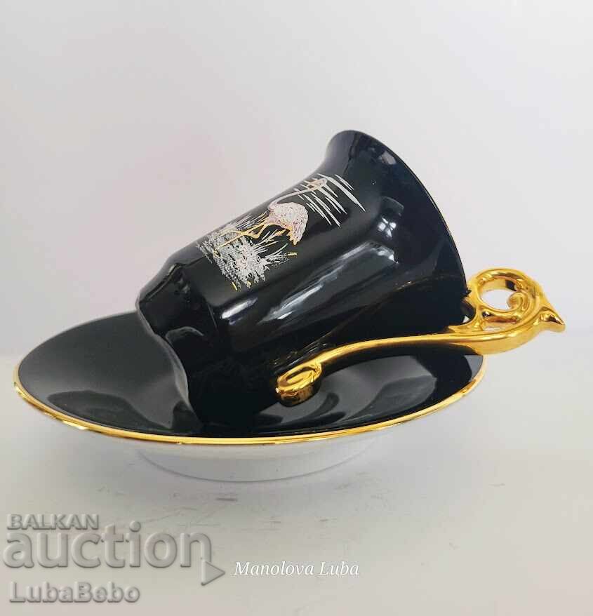 Доставка на Колекционерска порцеланова чаша за кафе Könitz Porzellan.