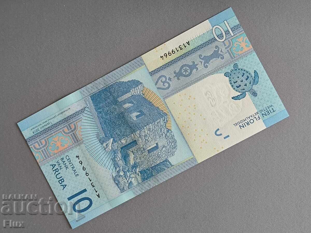 Banknote - Aruba - 10 florins UNC | 2019 with price 36.00 BGN | € 18.41 Banknote - Aruba - 10 florins UNC | 2019 with price 36.00 BGN | € 18.41