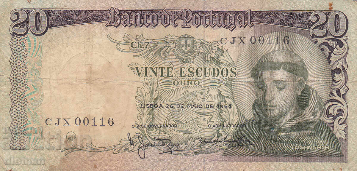 Dioman - PORTUGAL - 20 ESCUDOS - 1964