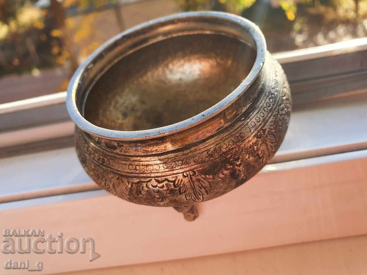 Cenușeră din Koprivshtitsa din perioada otomană autentică, sculptată manual - 7