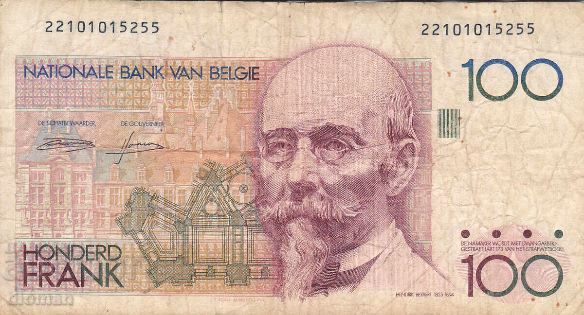 Dioman - BELGIUM - 100 Francs - 1989 Dioman - BELGIUM - 100 Francs - 1989