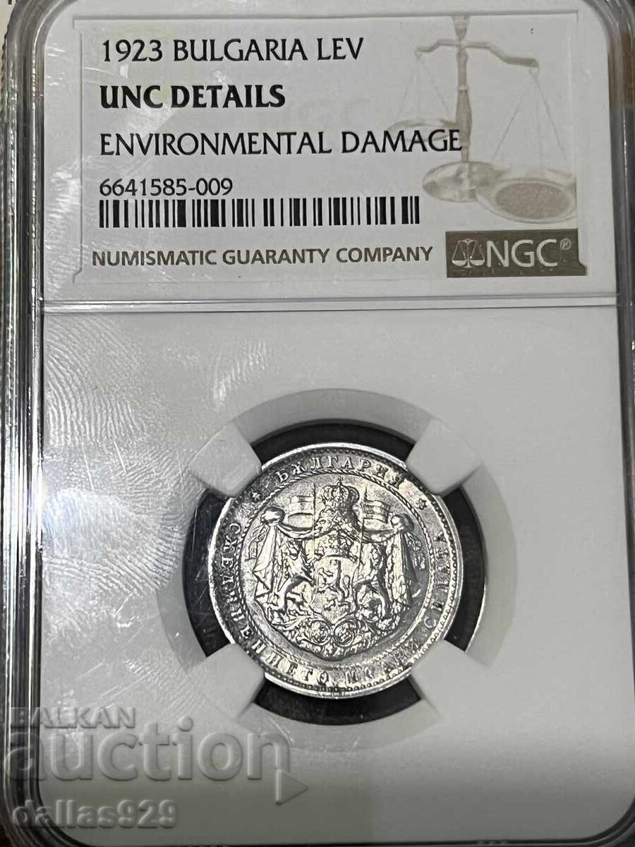 1 Lev 1923 UNC Det 1 Lev 1923 UNC Det