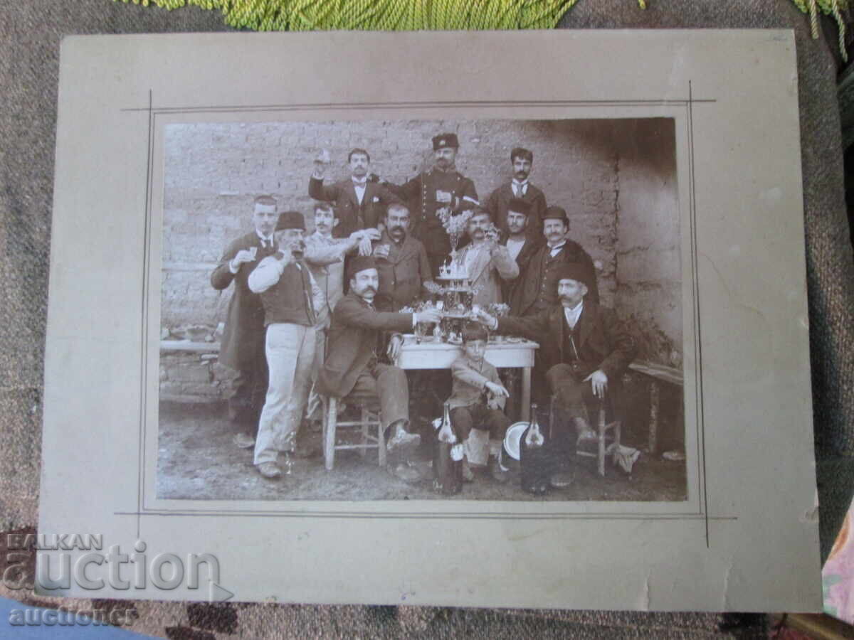 Delivery of Photo of a "Nazdravets" cardboard from the Balkans, early 20th century
