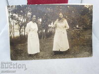 Old photo of a nurse from the war - 1919