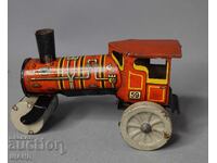 Рядка Стара Немска метална механична играчка модел валяк