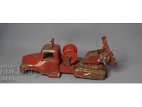 Стара Соц.Метална играчка модел камион пожарна