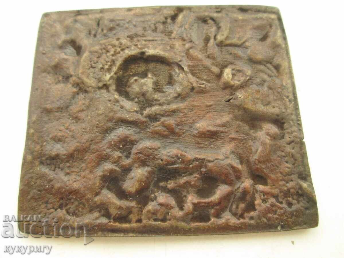 Delivery of Old small icon St. George primitive Delivery of Old small icon St. George primitive