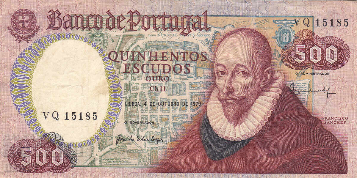 tino37 - PORTUGALIA - 500 ESCUDOS - 1979 - VF cu preț 19.90 BGN | € 10.17