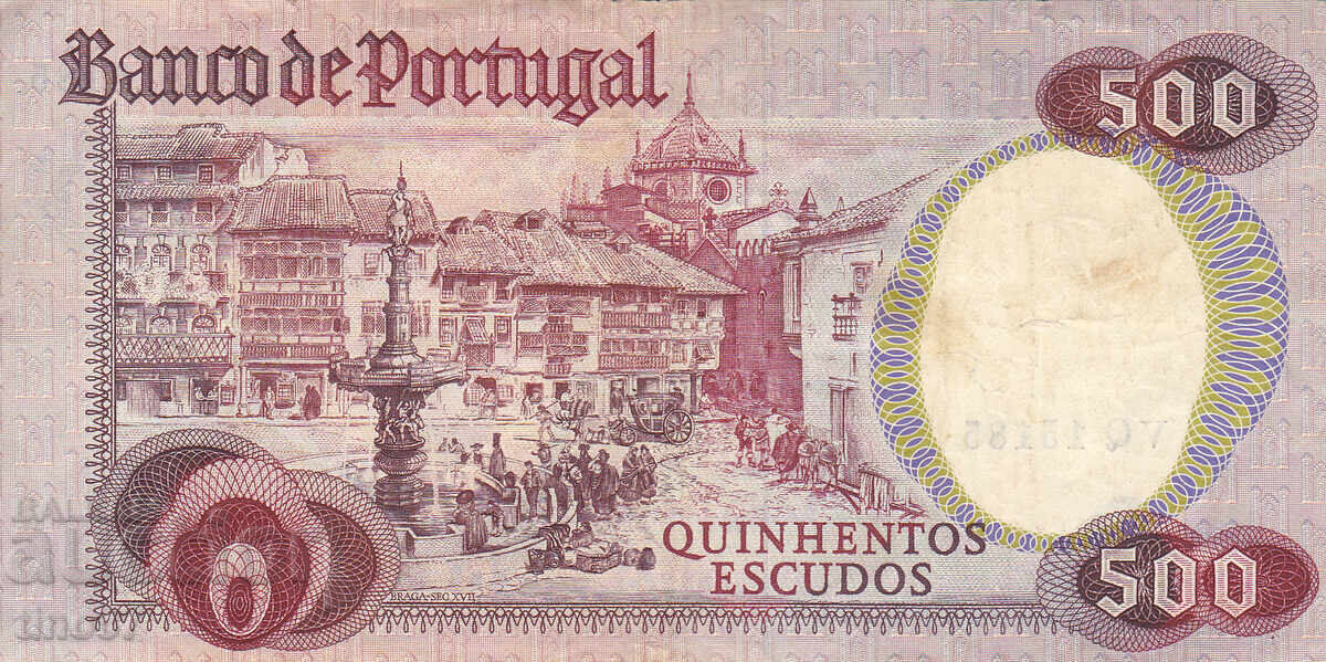 Licitație tino37 - PORTUGALIA - 500 ESCUDOS - 1979 - VF