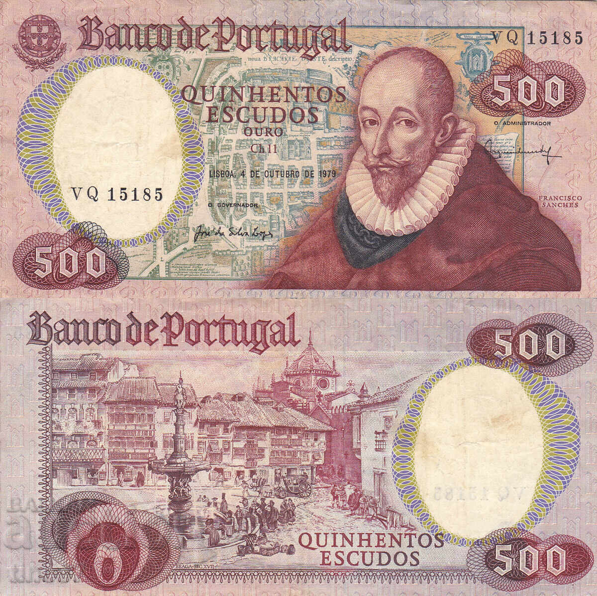 tino37 - PORTUGALIA - 500 ESCUDOS - 1979 - VF