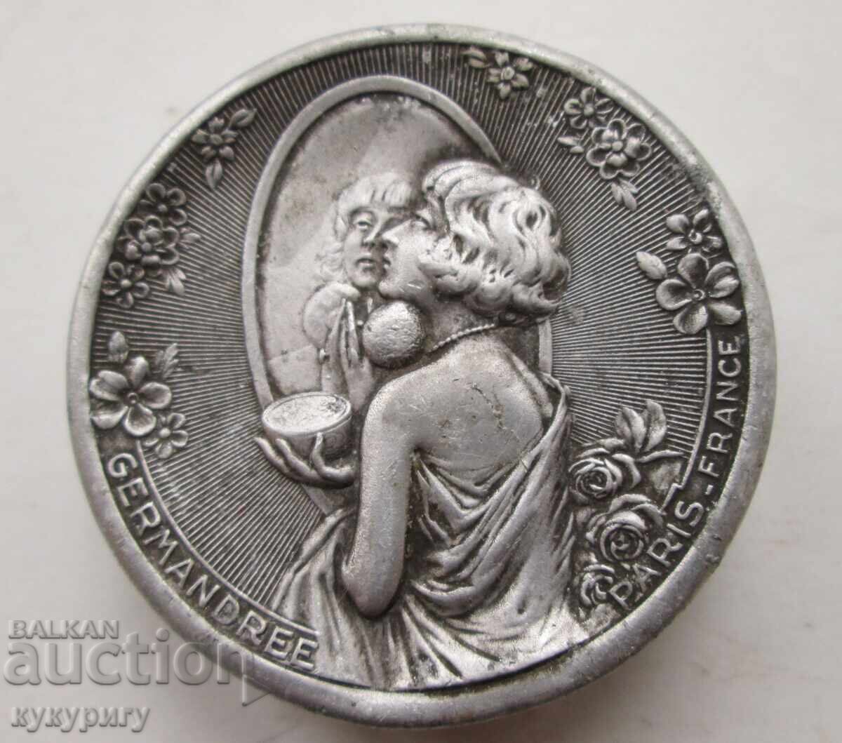 Old antique French powder compact Germandree Paris with price 35.00 BGN | € 17.90