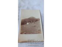 C-ka Man and Young Women at the Laying of the Foundation Stone of a Monument