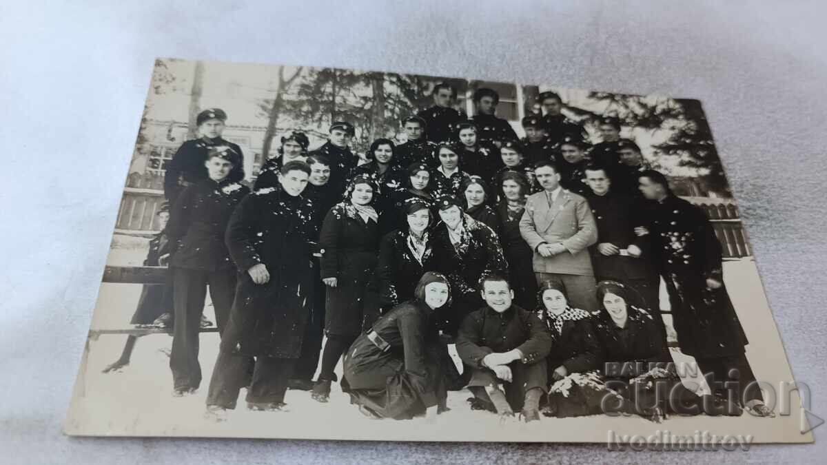 8th Grade Students with Their Teacher in the Winter of 1931