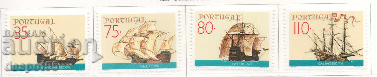 1991. Португалия. Кораби на откривателите. Стрип. 1991. Португалия. Кораби на откривателите. Стрип.