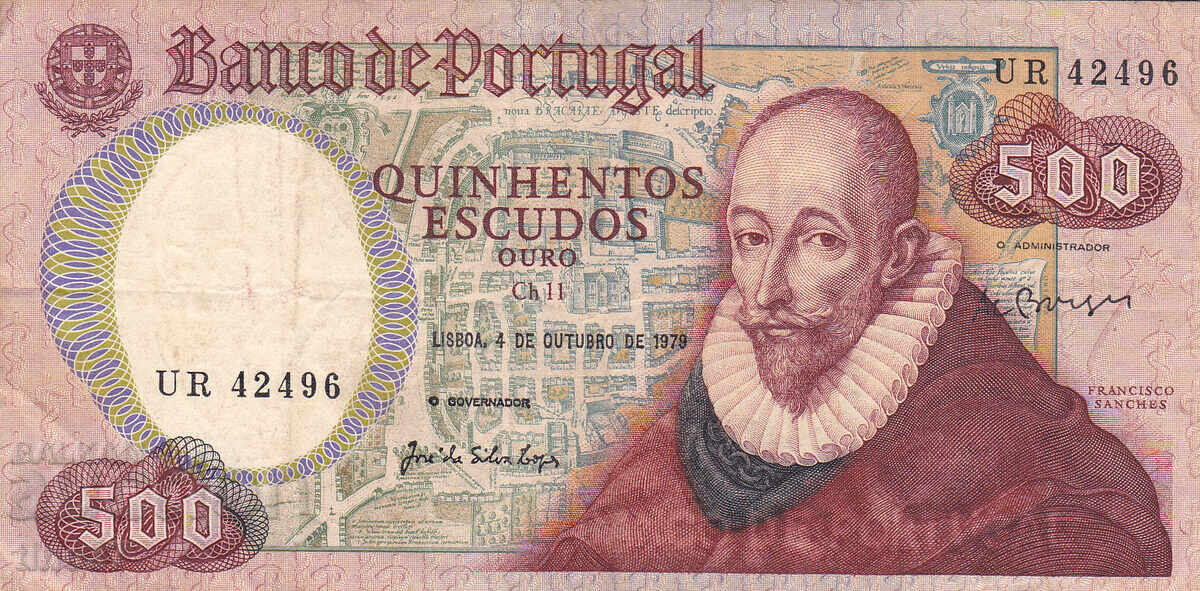 tino37 - PORTUGALIA - 500 ESCUDOS - 1979 - VF cu preț 21.70 BGN | € 11.10