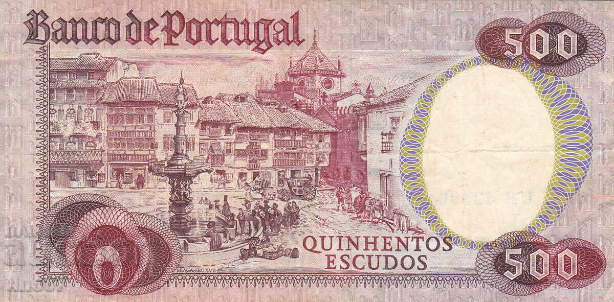 Licitație tino37 - PORTUGALIA - 500 ESCUDOS - 1979 - VF