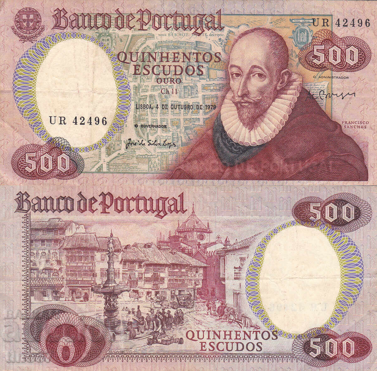 tino37 - PORTUGALIA - 500 ESCUDOS - 1979 - VF