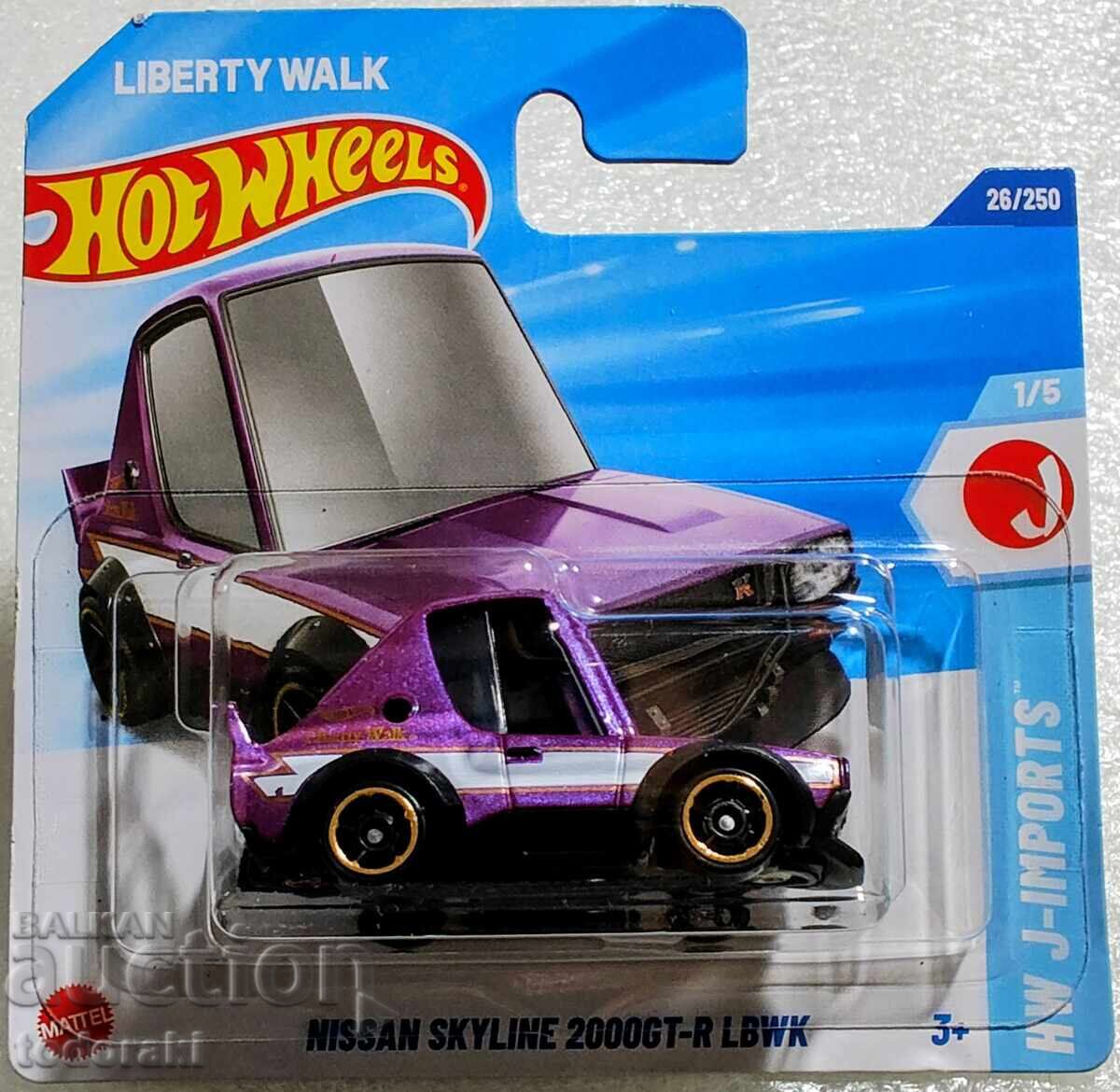 Hot Wheels Nissan Skyline 2000 GT-R LBWK 1:64 Nissan Skyline