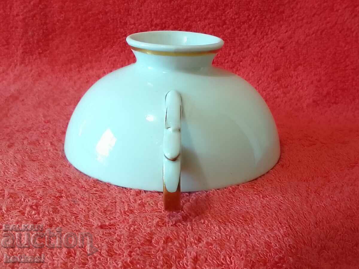 Παλιό σετ τριών τεμαχίων WALLENDORF - φλιτζάνι, 2 πιάτα Germany GDR - 6