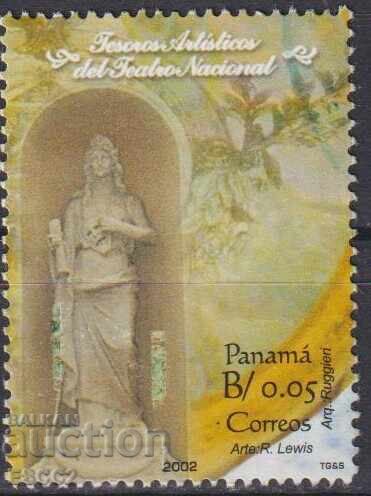 Timbrul marcat Sculptura 2002 de Panama Timbrul marcat Sculptura 2002 de Panama