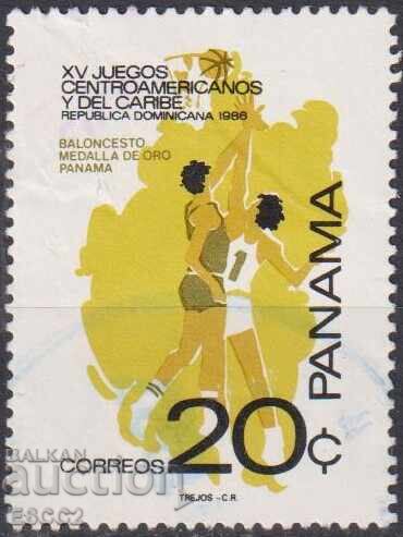 Σφραγισμένο γραμματόσημο Σπορ Μπάσκετ 1986 από Παναμά Σφραγισμένο γραμματόσημο Σπορ Μπάσκετ 1986 από Παναμά