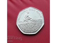 Guyana-10 dollars 1996