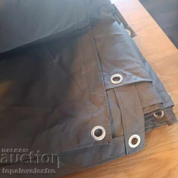 Μπαλκονικό προστατευτικό παραβάν, 90x800 εκ., 100% πολυεστέρας με PU - 5