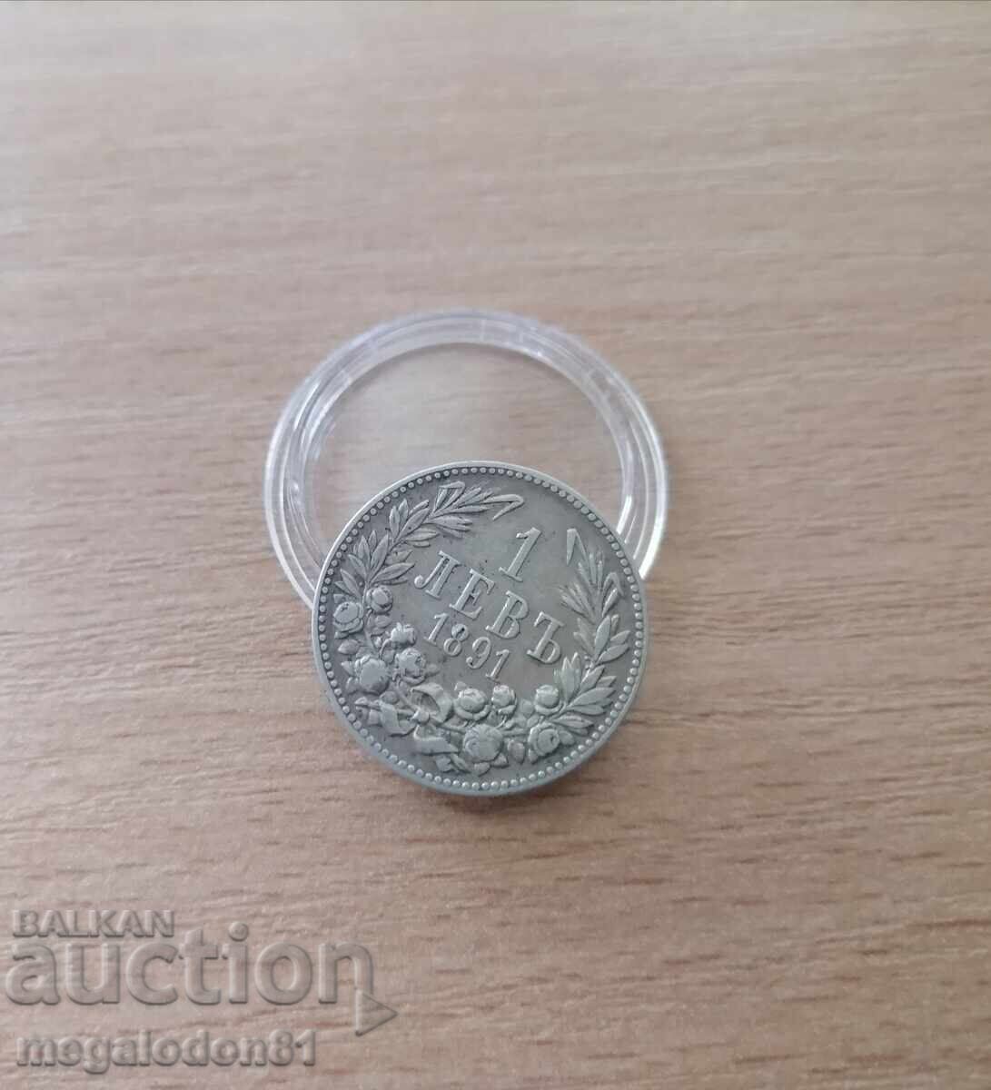 Principatul Bulgaria - 1 lev 1891 Principatul Bulgaria - 1 lev 1891