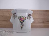 Vas de porțelan vechi cu cap de leu, 30.10..25