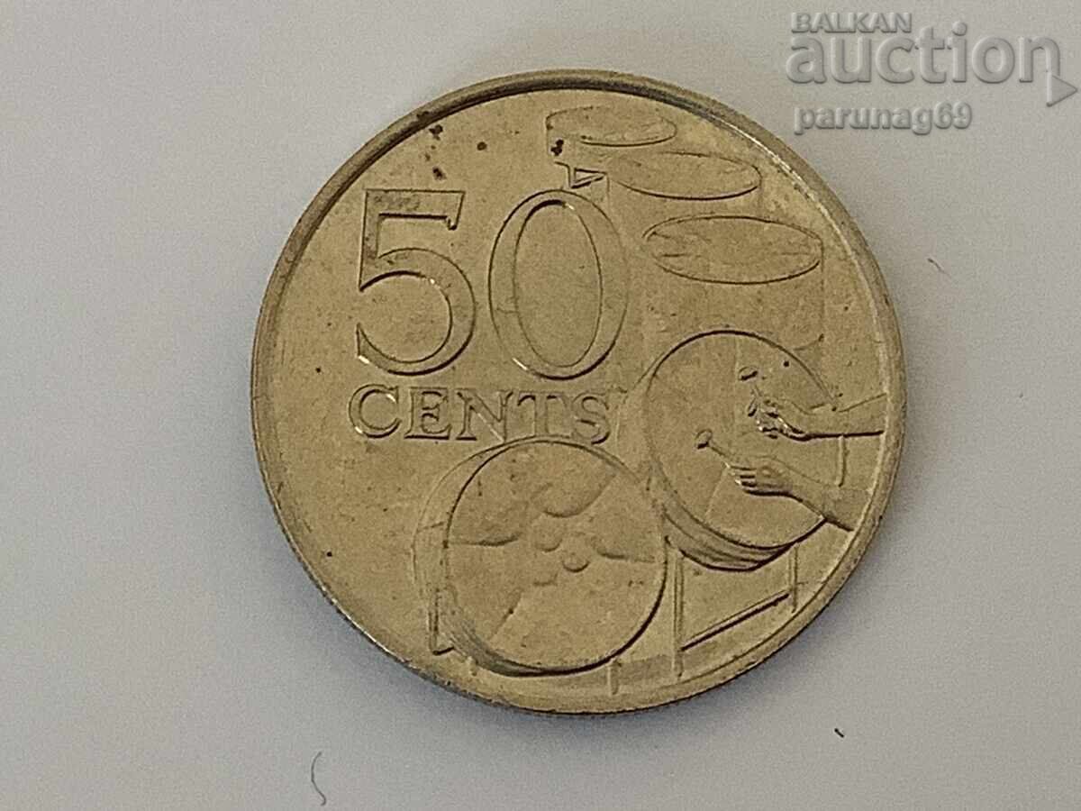 Τρινιντάντ και Τομπάγκο 50 σεντς 1978 με τιμή 5.00 BGN | € 2.56