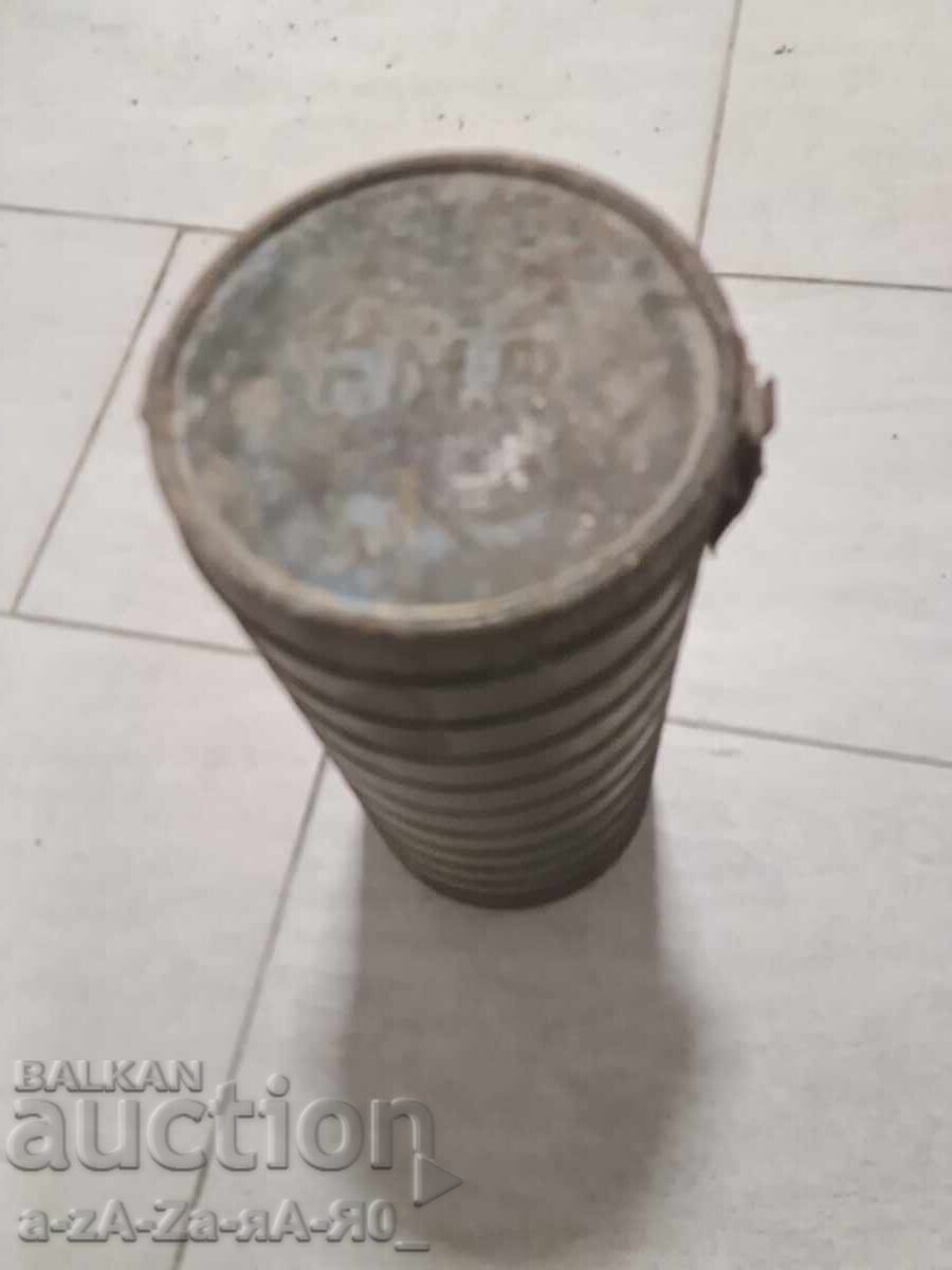 Old gas mask from the war in a box, I think it's Czech - 6