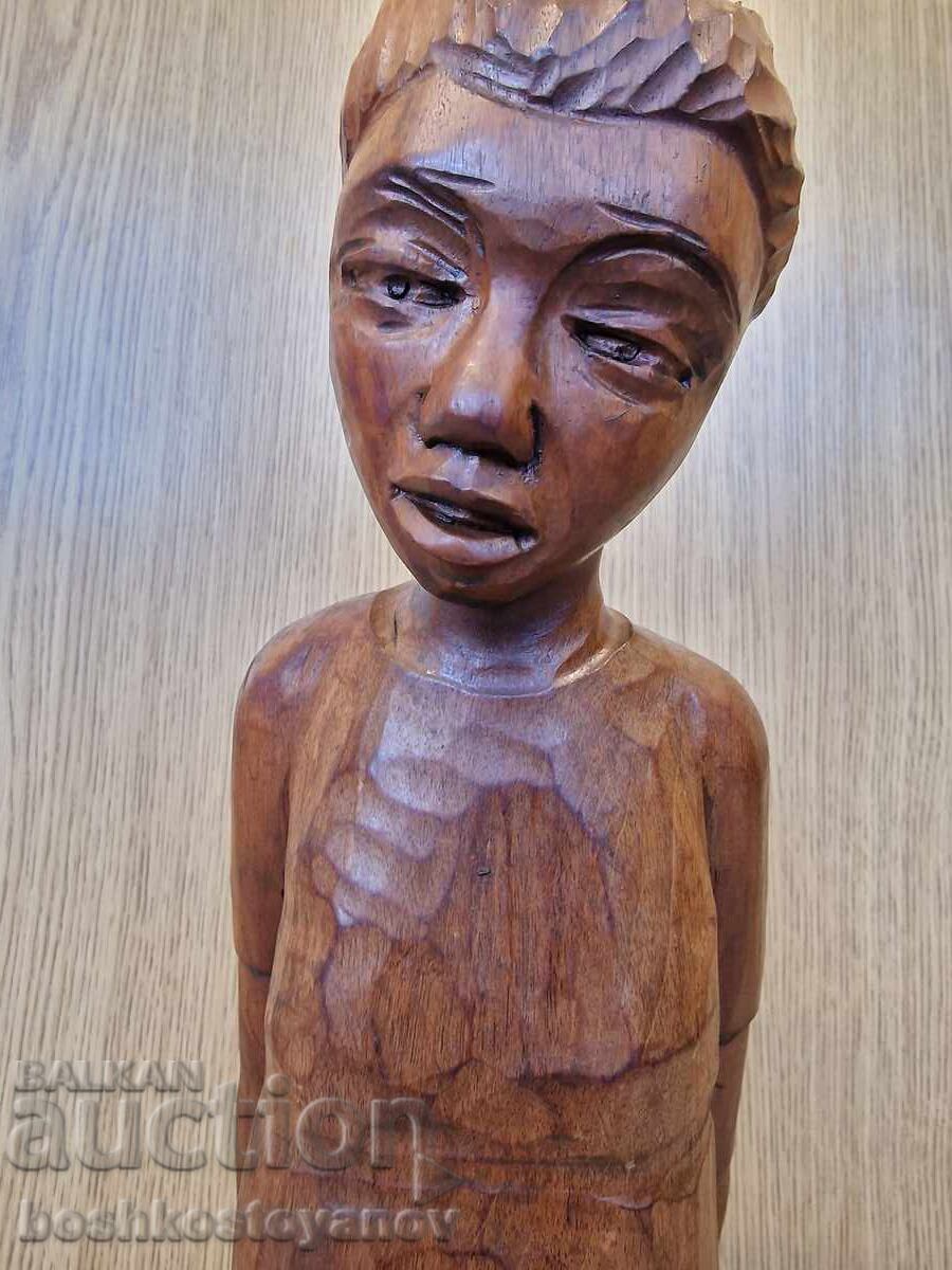 Δημοπρασία Σταυρούλα ξυλογλυπτική 70 εκ