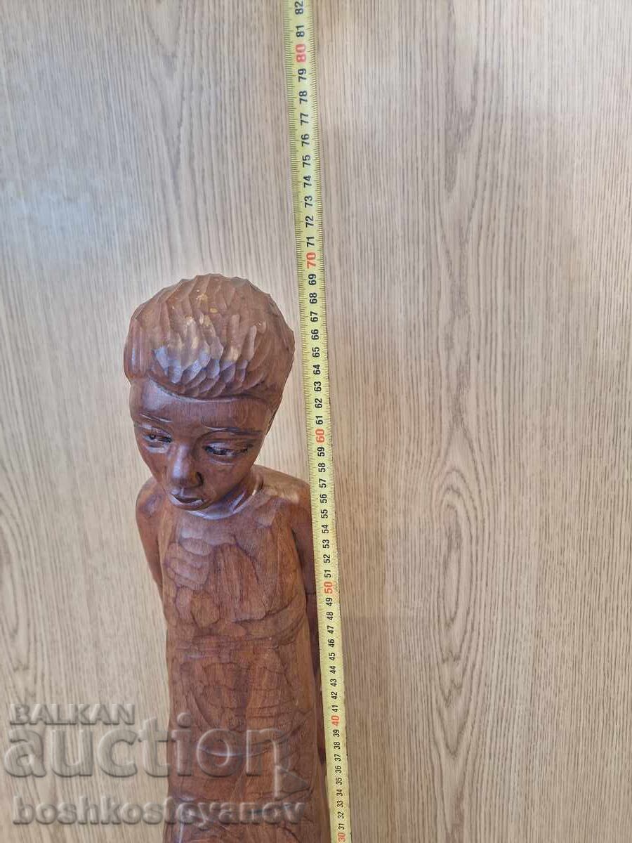 Σταυρούλα ξυλογλυπτική 70 εκ - 5