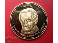 Γερμανία - Μετάλλιο - Βόλφγκανγκ φον Γκαίτε 1749-1832 - Επαργυρωμένο