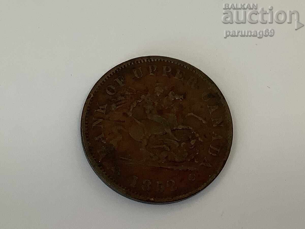 Canada 1 penny 1852 Canada 1 penny 1852