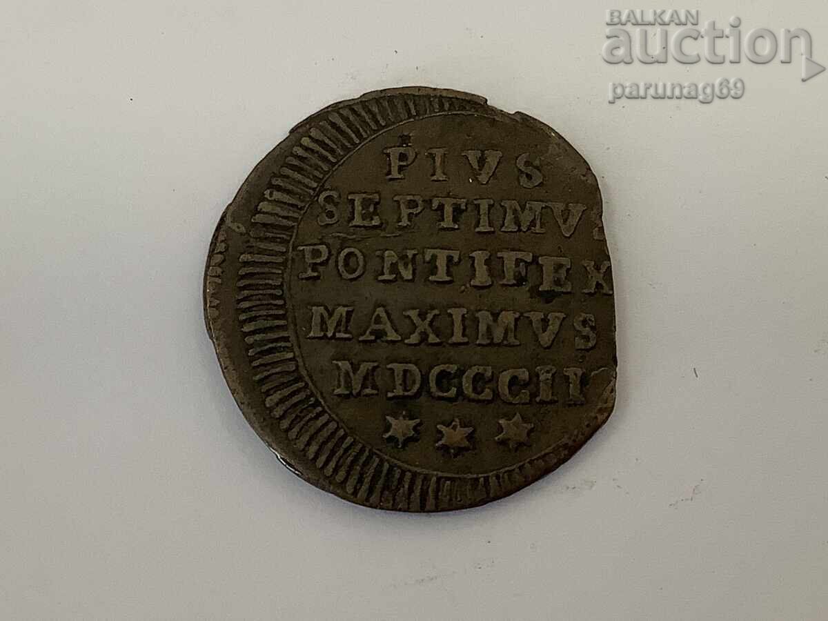 Италия - Папска държава ½ байоко 1802 година с цена 45.00 лв. | € 23.01 Италия - Папска държава ½ байоко 1802 година с цена 45.00 лв. | € 23.01