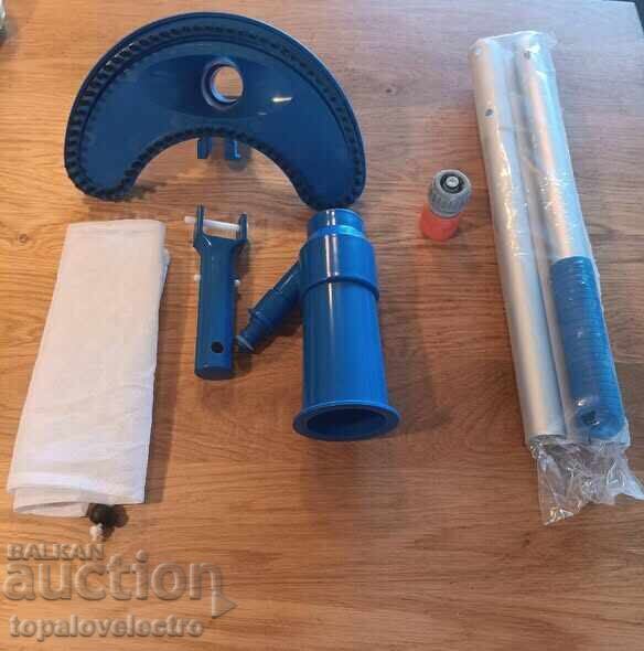 Livrarea Aspirator de piscină, cu perie și 4 tije mobile, 150cm Livrarea Aspirator de piscină, cu perie și 4 tije mobile, 150cm