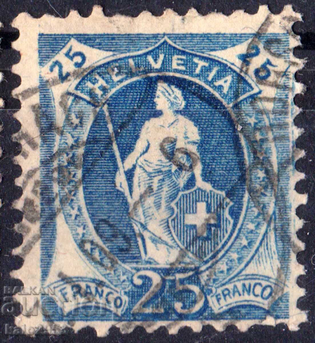 Switzerland 1882 - "Standing Helvetia" - Classic, hallmark Switzerland 1882 - "Standing Helvetia" - Classic, hallmark