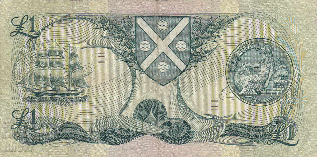Licitație tino37- MAREA BRITANIE - SCOȚIA - 1 LIBRĂ - 1973