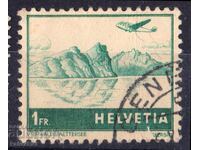 Switzerland 1934 Airmail Airplane, stamp