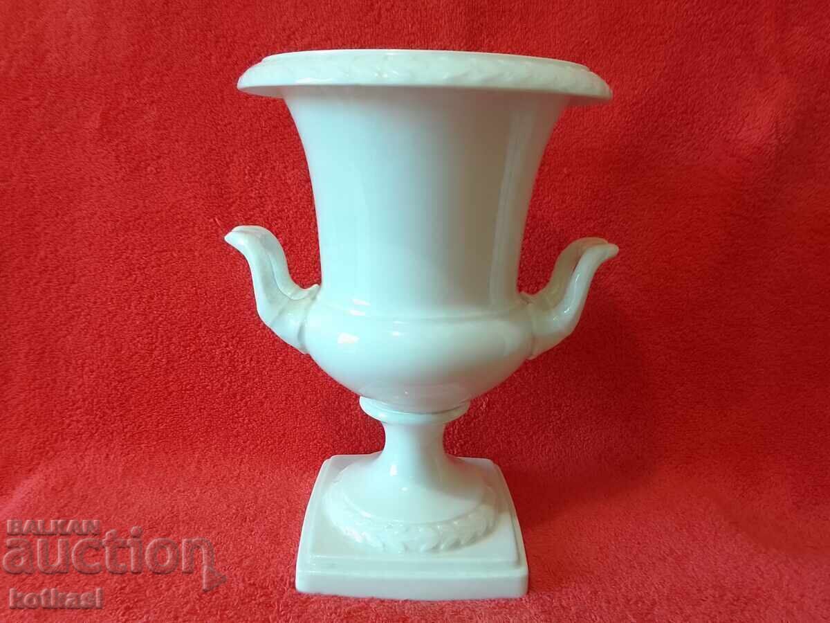 Δημοπρασία Παλιό λευκό πορσελάνινο Βάζο Κρατήρας KAISER Δυτικής Γερμανίας