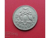 Barbados - 25 Cents 1980